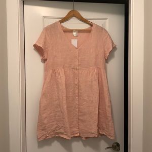 Jillian Harris linen pink dress - never worn